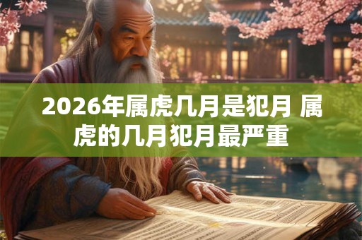 2026年属虎几月是犯月 属虎的几月犯月最严重 2026年属虎几月是犯月 属虎的几月犯月最严重