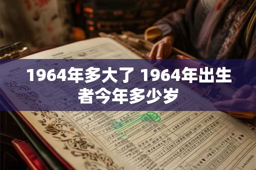 1964年多大了 1964年出生者今年多少岁