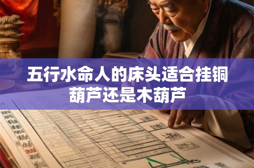 五行水命人的床头适合挂铜葫芦还是木葫芦