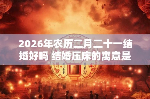 2026年农历二月二十一结婚好吗 结婚压床的寓意是什么