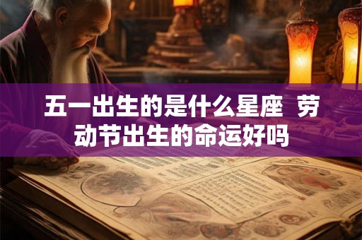 五一出生的是什么星座  劳动节出生的命运好吗