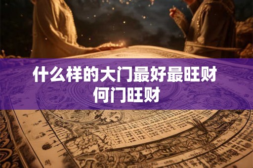 什么样的大门最好最旺财 何门旺财