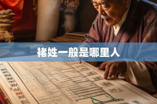 褚姓一般是哪里人