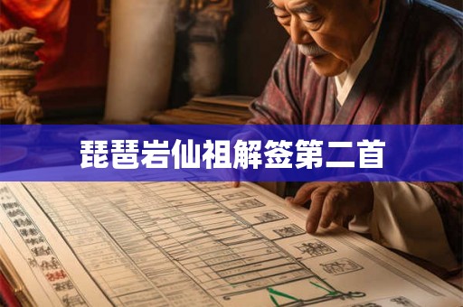 琵琶岩仙祖解签第二首