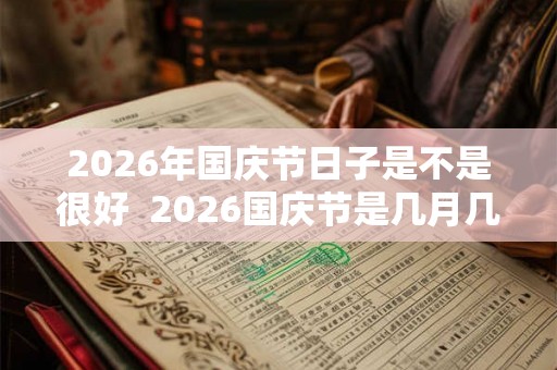 2026年国庆节日子是不是很好  2026国庆节是几月几号