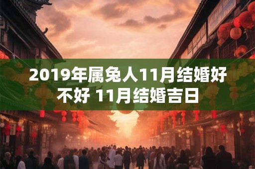 2019年属兔人11月结婚好不好 11月结婚吉日