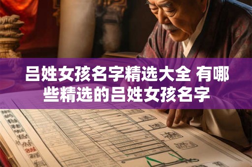 吕姓女孩名字精选大全 有哪些精选的吕姓女孩名字