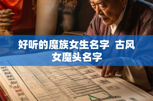好听的魔族女生名字  古风女魔头名字