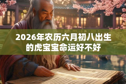 2026年农历六月初八出生的虎宝宝命运好不好 2026年农历六月初八出生的虎宝宝命运好不好