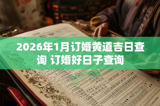 2026年1月订婚黄道吉日查询 订婚好日子查询 2026年1月订婚黄道吉日查询 订婚好日子查询
