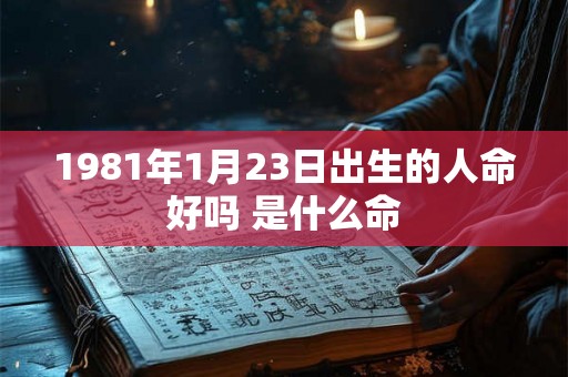1981年1月23日出生的人命好吗 是什么命 1981年1月23日出生的人命好吗 是什么命