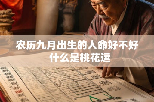 农历九月出生的人命好不好  什么是桃花运