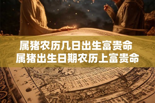 属猪农历几日出生富贵命 属猪出生日期农历上富贵命 属猪农历几日出生富贵命 属猪出生日期农历上富贵命