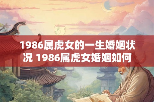 1986属虎女的一生婚姻状况 1986属虎女婚姻如何
