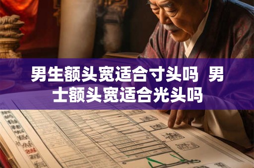 男生额头宽适合寸头吗  男士额头宽适合光头吗