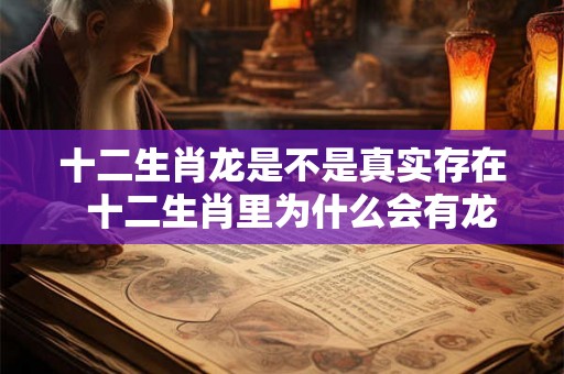 十二生肖龙是不是真实存在  十二生肖里为什么会有龙