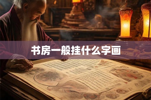 书房一般挂什么字画