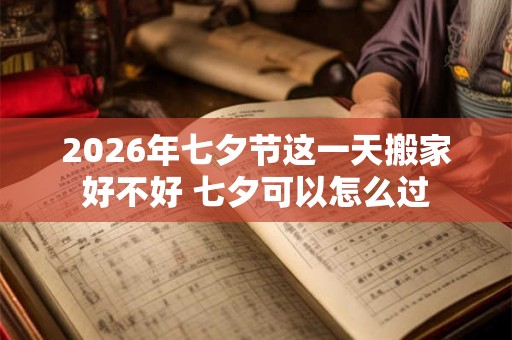 2026年七夕节这一天搬家好不好 七夕可以怎么过