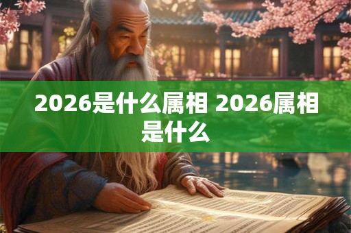 2026是什么属相 2026属相是什么