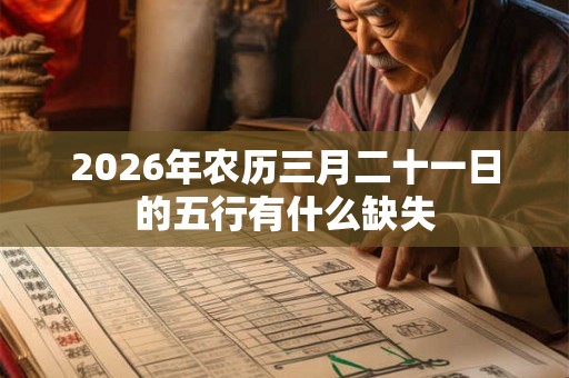 2026年农历三月二十一日的五行有什么缺失