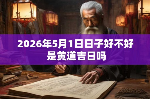 2026年5月1日日子好不好 是黄道吉日吗