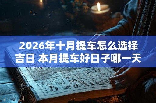 2026年十月提车怎么选择吉日 本月提车好日子哪一天