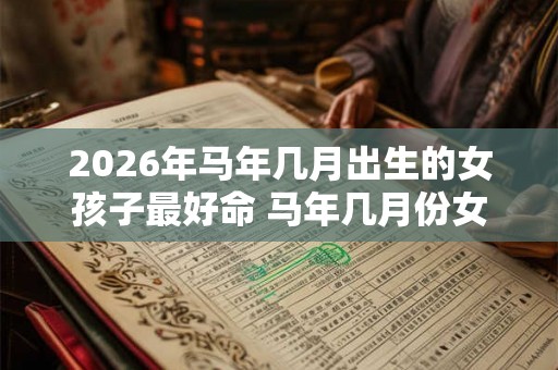 2026年马年几月出生的女孩子最好命 马年几月份女生运势很好