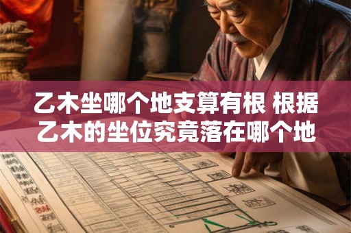 乙木坐哪个地支算有根 根据乙木的坐位究竟落在哪个地支才算有根