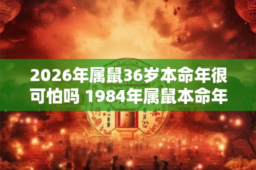 2026年属鼠36岁本命年很可怕吗 1984年属鼠本命年运势