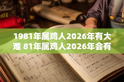 1981年属鸡人2026年有大难 81年属鸡人2026年会有什么灾难