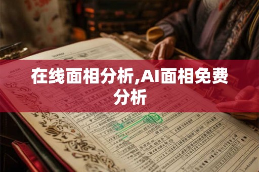 在线面相分析,AI面相免费分析