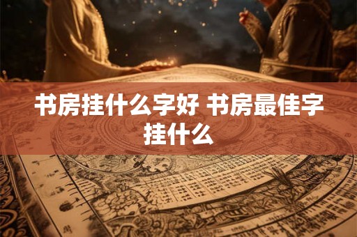 书房挂什么字好 书房最佳字挂什么