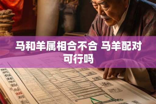 马和羊属相合不合 马羊配对可行吗 马和羊属相合不合 马羊配对可行吗