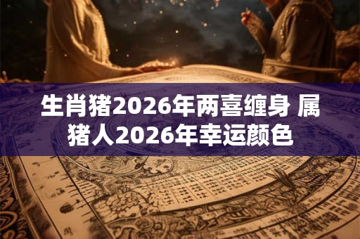 生肖猪2026年两喜缠身 属猪人2026年幸运颜色