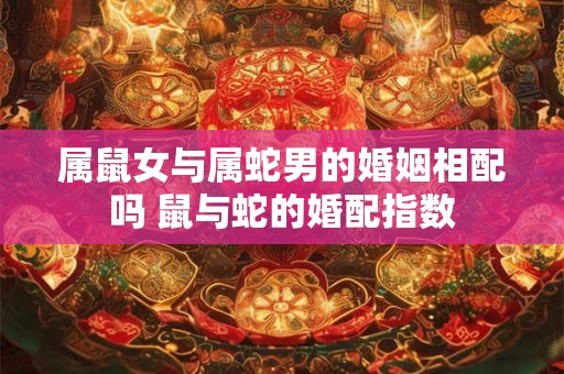 属鼠女与属蛇男的婚姻相配吗 鼠与蛇的婚配指数 属鼠女与属蛇男的婚姻相配吗 鼠与蛇的婚配指数