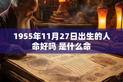 1955年11月27日出生的人命好吗 是什么命 1955年11月27日出生的人命好吗 是什么命