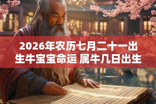2026年农历七月二十一出生牛宝宝命运 属牛几日出生最好 2026年农历七月二十一出生牛宝宝命运 属牛几日出生最好