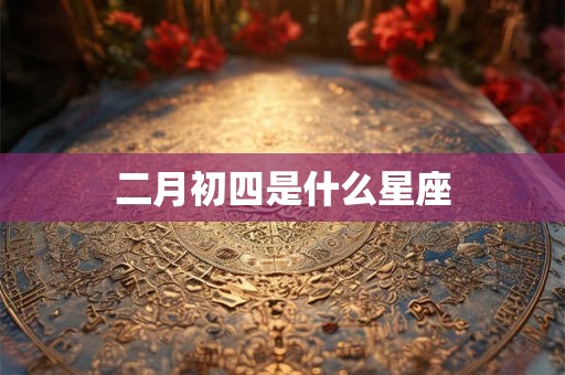 二月初四是什么星座 二月初四是什么星座