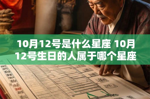 10月12号是什么星座 10月12号生日的人属于哪个星座