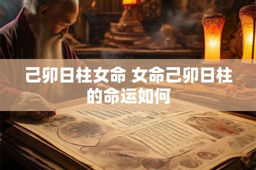 己卯日柱女命 女命己卯日柱的命运如何 己卯日柱女命 女命己卯日柱的命运如何