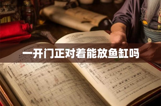 一开门正对着能放鱼缸吗