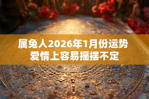 属兔人2026年1月份运势 爱情上容易摇摆不定