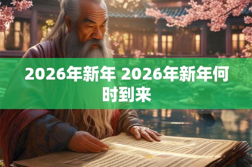 2026年新年 2026年新年何时到来 2026年新年 2026年新年何时到来