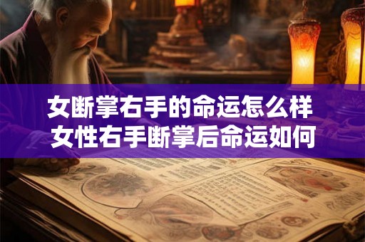 女断掌右手的命运怎么样 女性右手断掌后命运如何