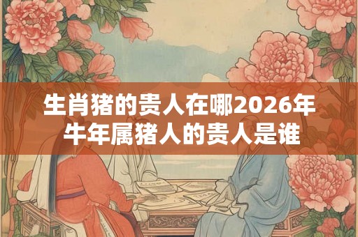 生肖猪的贵人在哪2026年 牛年属猪人的贵人是谁 生肖猪的贵人在哪2026年 牛年属猪人的贵人是谁