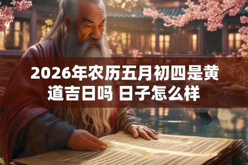 2026年农历五月初四是黄道吉日吗 日子怎么样 2026年农历五月初四是黄道吉日吗 日子怎么样