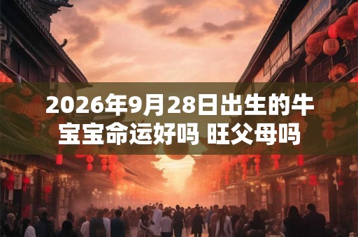 2026年9月28日出生的牛宝宝命运好吗 旺父母吗
