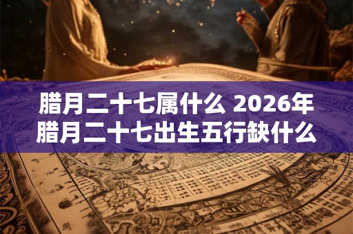 腊月二十七属什么 2026年腊月二十七出生五行缺什么