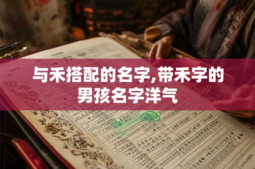 与禾搭配的名字,带禾字的男孩名字洋气