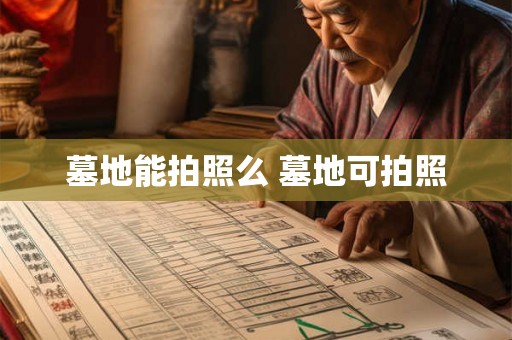 墓地能拍照么 墓地可拍照